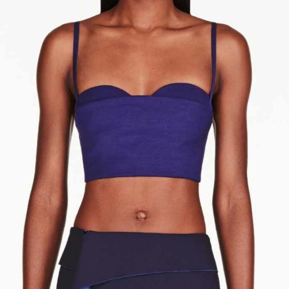Acne Studios Spaghetti strap crop top - Picture 8 of 9